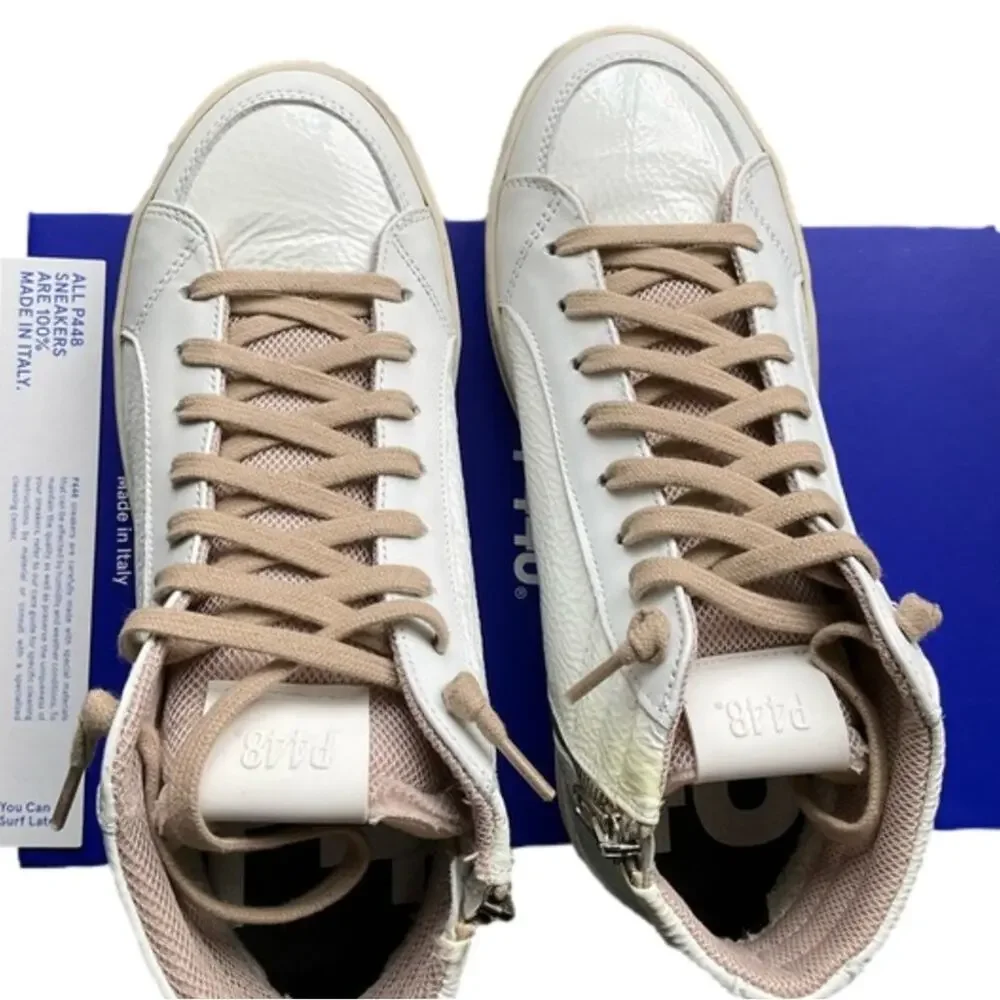 P448 Women's Skate Medusa High-Top Sneakers Size 7 EURO 37 NEW NIB